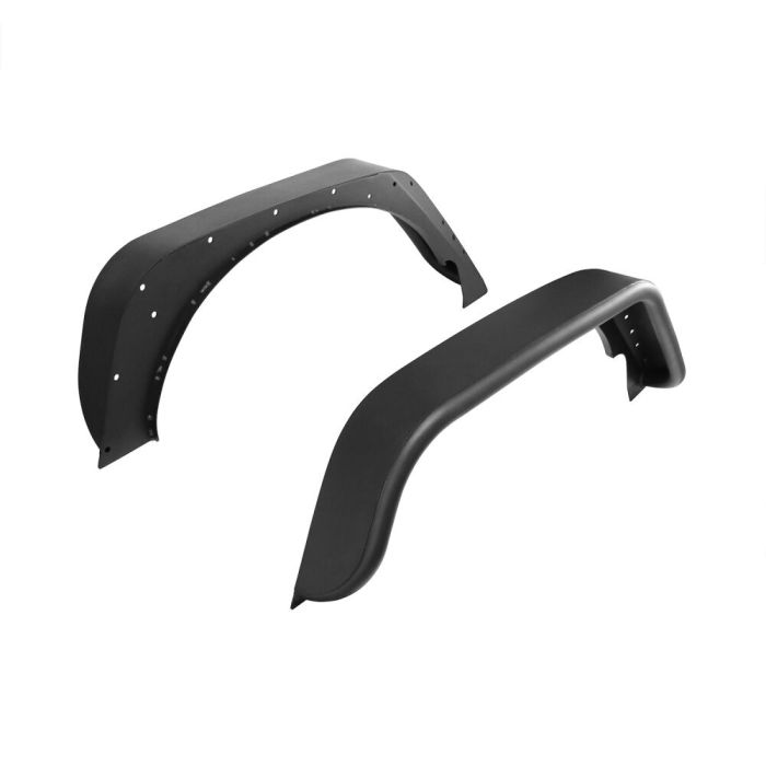 Tube Fenders - Rear, Jeep, Wrangler JL 2018-2024, Textured Black