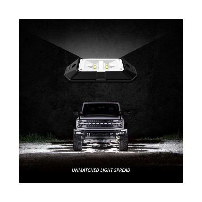 XKGLOW  Pure White Rock Light for Jeep & Bronco