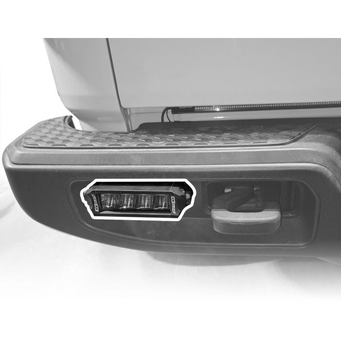 XKGLOW XK-BRC-JT-RB Rear Bumper 6" Bar Bracket for 20-25 Jeep Gladiator JT 