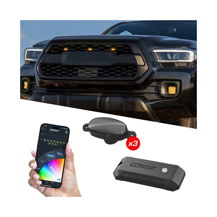 XKGLOW  XKmax RGBW Pre-Runner Style Grill Light Kit  