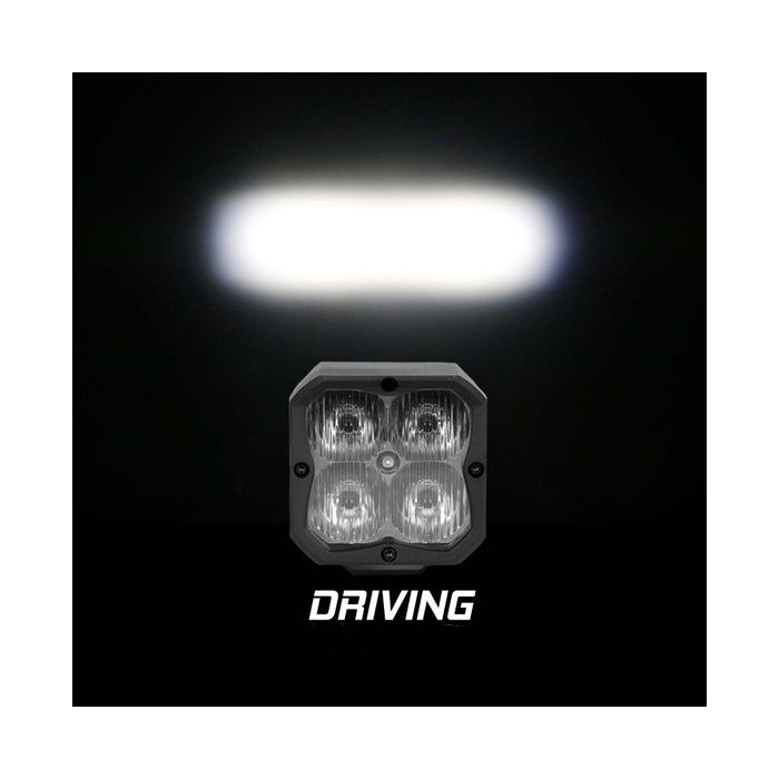 XKGLOW  2pc C3 SAE Cube Light Kit with XKchrome Smartphone App  