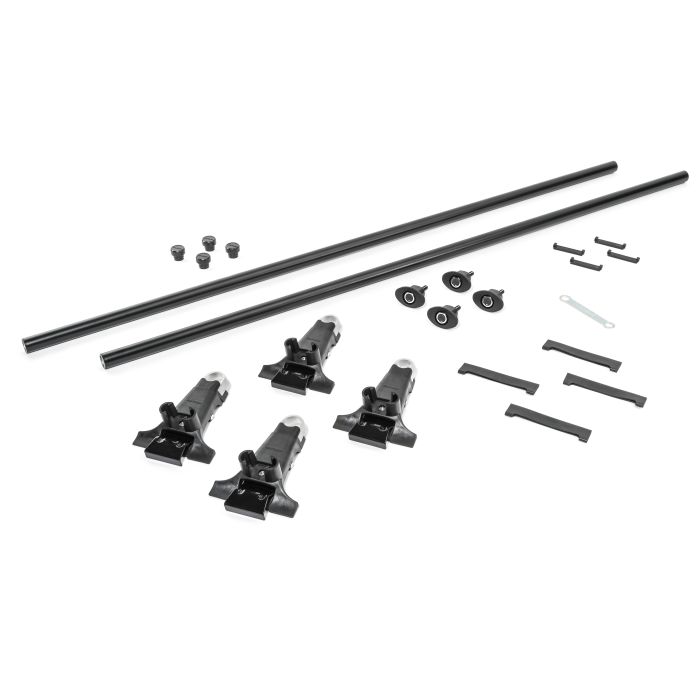 Yakima  Round Bar Rack with 1A Raingutter Mounts System for 18-21 Jeep Wrangler JL