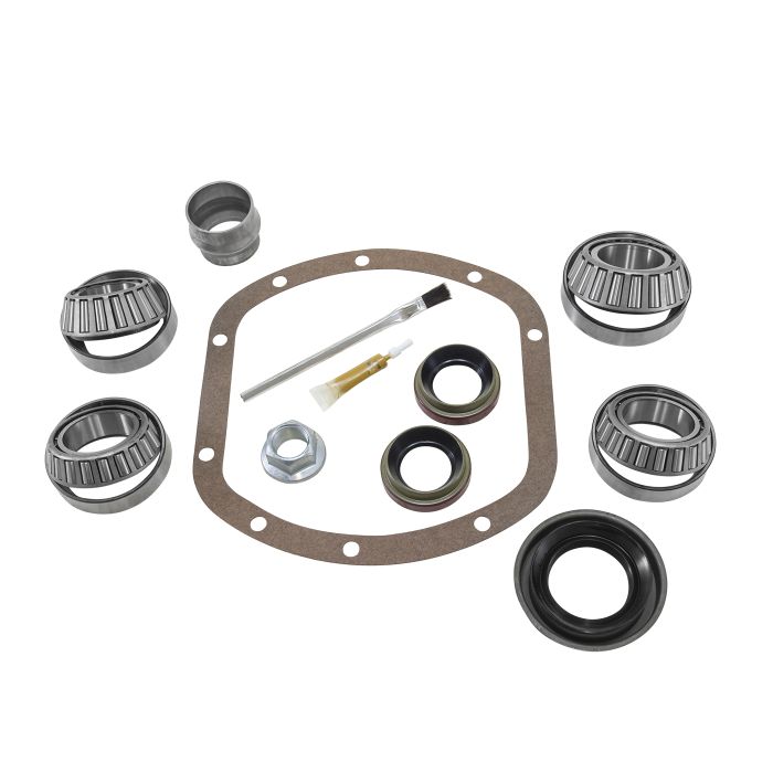 Yukon Gear & Axle BK D30-TJ Ring & Pinion Install Kit w/ Bearings for 97-06 Jeep Wrangler TJ & 92-98 Grand Cherokee ZJ with Dana 30 Front Axle