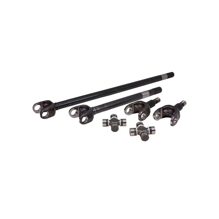 Yukon Gear & Axle YA W24106 Chromoly Front Axle Kit for 72-81 Jeep CJ5 & CJ7 with Dana 30, Both Sides, 27 Spline, 1310 U-Joints