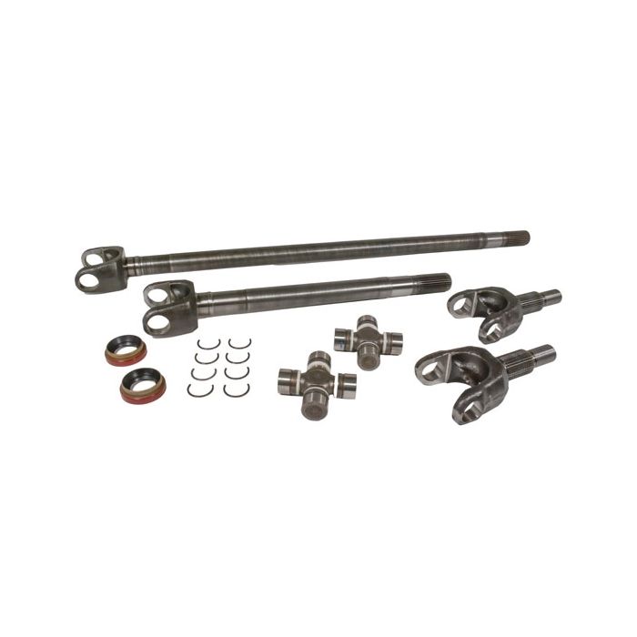 Yukon Gear & Axle YA W24176 Chromoly Front Axle Kit for 07-17 Jeep Wrangler JK with Dana 30, Both Sides, 30 Spline, 733X U-Joints
