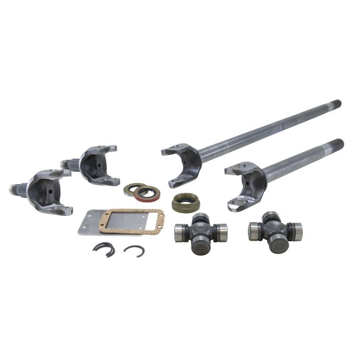 Yukon Gear & Axle YA W24142 Chromoly Front Axle Kit for 74-79 Jeep Wagoneer SJ with Dana 44, Both Sides, 19 & 30 Spline, 1310 U-Joints