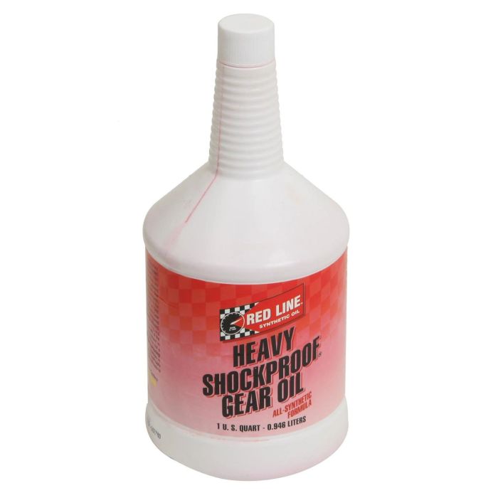 Redline Synthetic "Shock Proof" Oil. 4 Quarts.