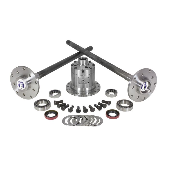 Yukon Gear & Axle  Ultimate Dana 35 Axle & Grizzly Locker kit for 90-06 Jeep Wrangler TJ, YJ & Cherokee XJ w/ 3.54 and Numerically Higher Gear Ratio
