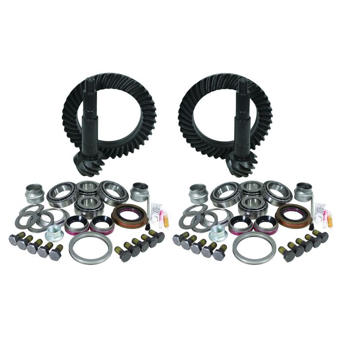 Yukon Gear & Axle  Front & Rear Ring and Pinion with Master Install kits for Jeep Wrangler TJ Rubicon with Dana 44 Front / Dana 44 Rear