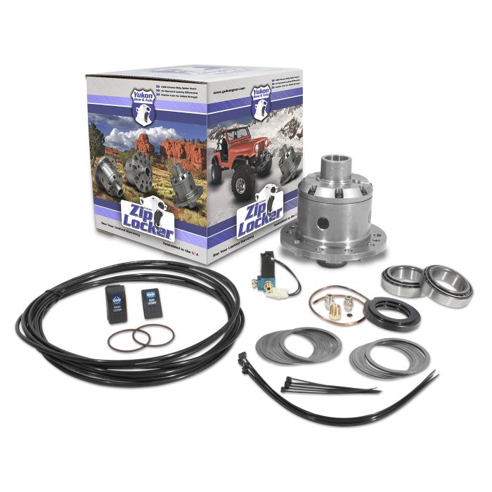 Yukon Gear & Axle  Zip Air Locker  for 87-22 Jeep Wrangler JL, JK, TJ & YJ with Dana 30 Front Axle with 3.73 and Numerically Higher Gear Ratio