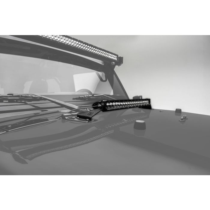ZROADZ Z344811-KIT Hood Hinge LED Kit with 20" Light Bar  for 07-18  Jeep Wrangler JK
