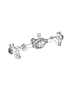 Mopar 68304606AC Rear Axle for 16-18  Jeep Wranger JK