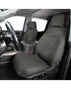 Covercraft  Polycotton SeatSaver Custom Seat Covers - Charcoal for 24-26 Toyota Tacoma