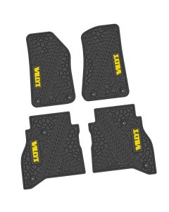 20-24 Jeep Gladiator Front and RearTire Tread/Scorched Earth Scene w/ Willys Insert - Black w/ Yellow Insert