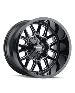 MAYHEM COGENT 8107 GLOSS BLACK/MILLED SPOKES 18X9 5-127/5-139.7 0MM 87.1MM