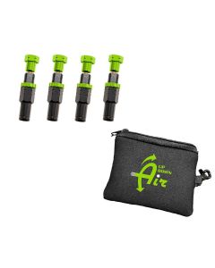 Up Down Air 97-9903 4 Piece Adjustable Tire Deflator Kit & Storage Bag - PSI 10-30 lbs 