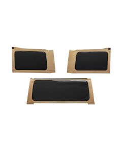 OE JL Replacement Windows - Jeep 2018-23 Wrangler JL (4-Door; Tan Twill; Tinted)