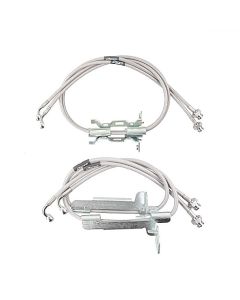 Synergy Manufacturing  Stainless Braided Brake Line Kit for 18-23 Jeep Wrangler JL