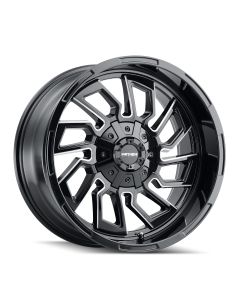 MAYHEM FLYWHEEL 8111 GLOSS BLACK/MILLED SPOKES 20X9 5-127/5-139.7 0MM 87.1MM