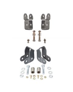 Synergy Manufacturing 8817 Front & Rear Lower Shock Relocation Bracket Kit for 20-22 Jeep Gladiator JT
