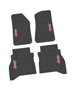 20-24 Jeep Gladiator Front and RearTire Tread/Scorched Earth Scene w/ JEEP Insert - Black w/ Pink Insert