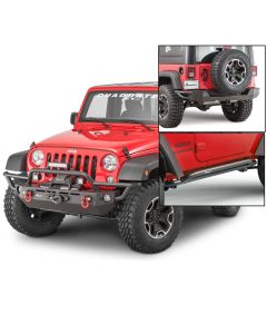 Quadratec  QRC Front / Rear Bumper & Rocker Guards for 07-18 Jeep Wrangler JK 2-Door