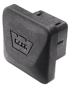 2IN RECEIVR PLUG WITH WARN LOGO-RUBBER