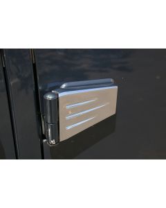 AMI JK DOOR HINGE COVER POLISHED- PAIR
