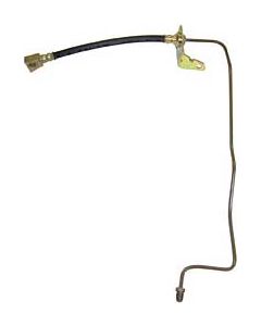 Crown Automotive 52128431AC Driver Side Rear Brake Hose for 03-06 Jeep Wrangler TJ with 4 wheel disc brakes