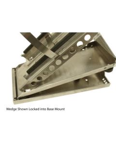 BASE MOUNT FLOOR BRACKET ALUMINUM
