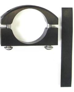 LARGE ROLL BAR CLAMP SINGLE ALUM BLACK