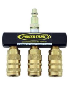 MANIFOLD TRIPLE OUTLET/3 MINI COUPLERS