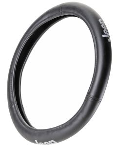 Plasticolor 006478R01 Texture Grip Jeep Logo Steering Wheel Cover 