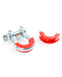 DAYSTAR 3/4IN D-RING ISOLATOR - RED