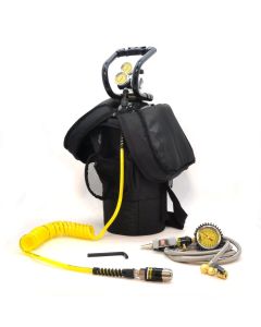 10LB CO2 TANK GOLD PKG 250PSI MATTE BLK