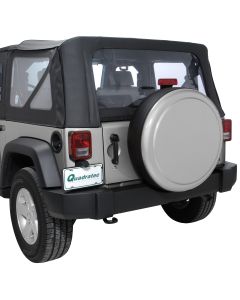 JEEP HARD TIRE COVER 07-10 JK SIL METAL