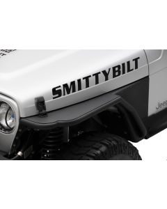 Smittybilt  Front XRC Tube Fenders with 3" Flare in Textured Black for 97-06 Jeep Wrangler TJ & Unlimited