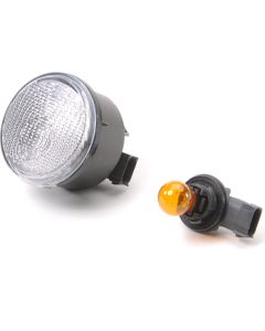 Crown Automotive  Clear Parking Lamp with Amber Bulb for 07-18 Jeep Wrangler JK