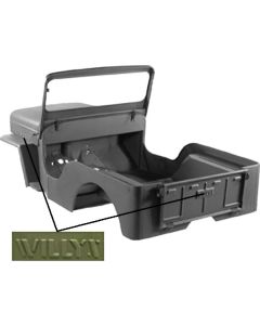 OMIX DMC-693197 Willys Stamped Body Tub Kit for 53-64 Jeep CJ-3B