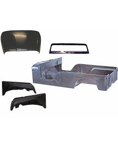 OMIX-ADA 12001.14 Steel Body Tub Kit  for 55-68 Jeep CJ-6