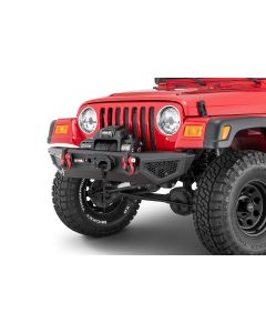 CARNIVORE FRONT STANDARD WIDTH BUMPER for TJ W/RES-Q WINCH 12K WITH SYNTHETIC WINCH CABLE