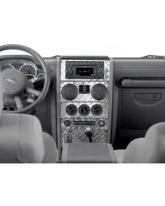 DASH OVERLAY 07-08 JK 4DR PW BRITE DIAM
