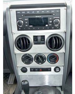 Warrior Products  Dash Panel Overlay for 09-10 Jeep Wrangler JK with Manual Windows