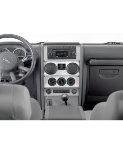 DASH OVERLAY 09-10 JK 4DR PW BRUSHD ALU