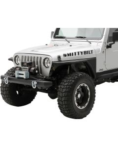 Smittybilt 76740D SMI Classic Front Bumper with D-Ring Mounts for 76-06 Jeep CJ, Wrangler YJ, TJ & Unlimited
