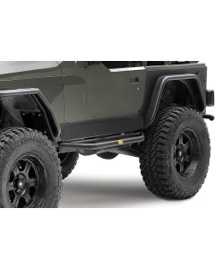 Smittybilt 76631 SRC Side Armor in Textured Black for 87-06 Jeep Wrangler YJ & TJ