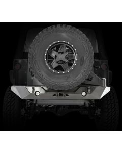 Poison Spyder 17-62-020 RockBrawler II Rear Bumper with Tire Carrier for 07-18 Jeep Wrangler JK