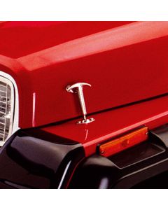 Rugged Ridge 11116.01 Stainless Steel Hood Catch Kit for 42-95 Jeep CJ & Wrangler YJ