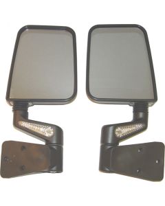 LED HEATED MIRRORS BLK 87-02 YJ/TJ