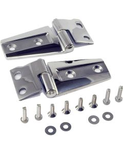 Rugged Ridge 11111.22 Stainless Steel Hood Hinge Kit for 07-18 Jeep Wrangler JK